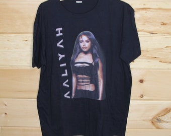 Vintage Aaliyah Screen Printed Bootleg 