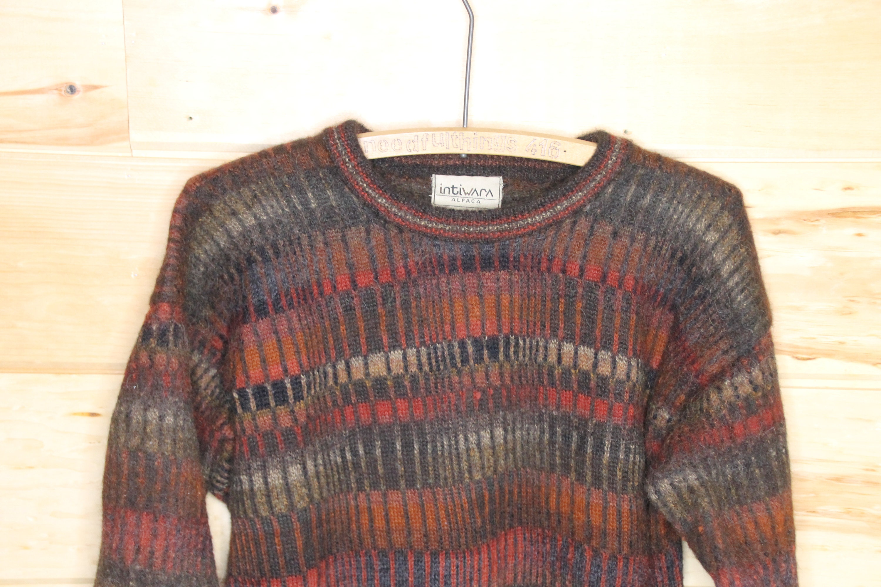 Vintage Intiwara Alpaca Pullover 