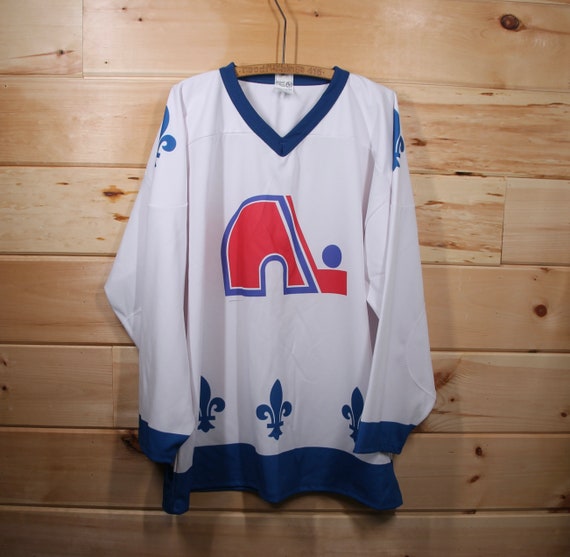 Vintage Quebec Nordiques Athletic Knit NHL Hockey Jersey Adult - Etsy