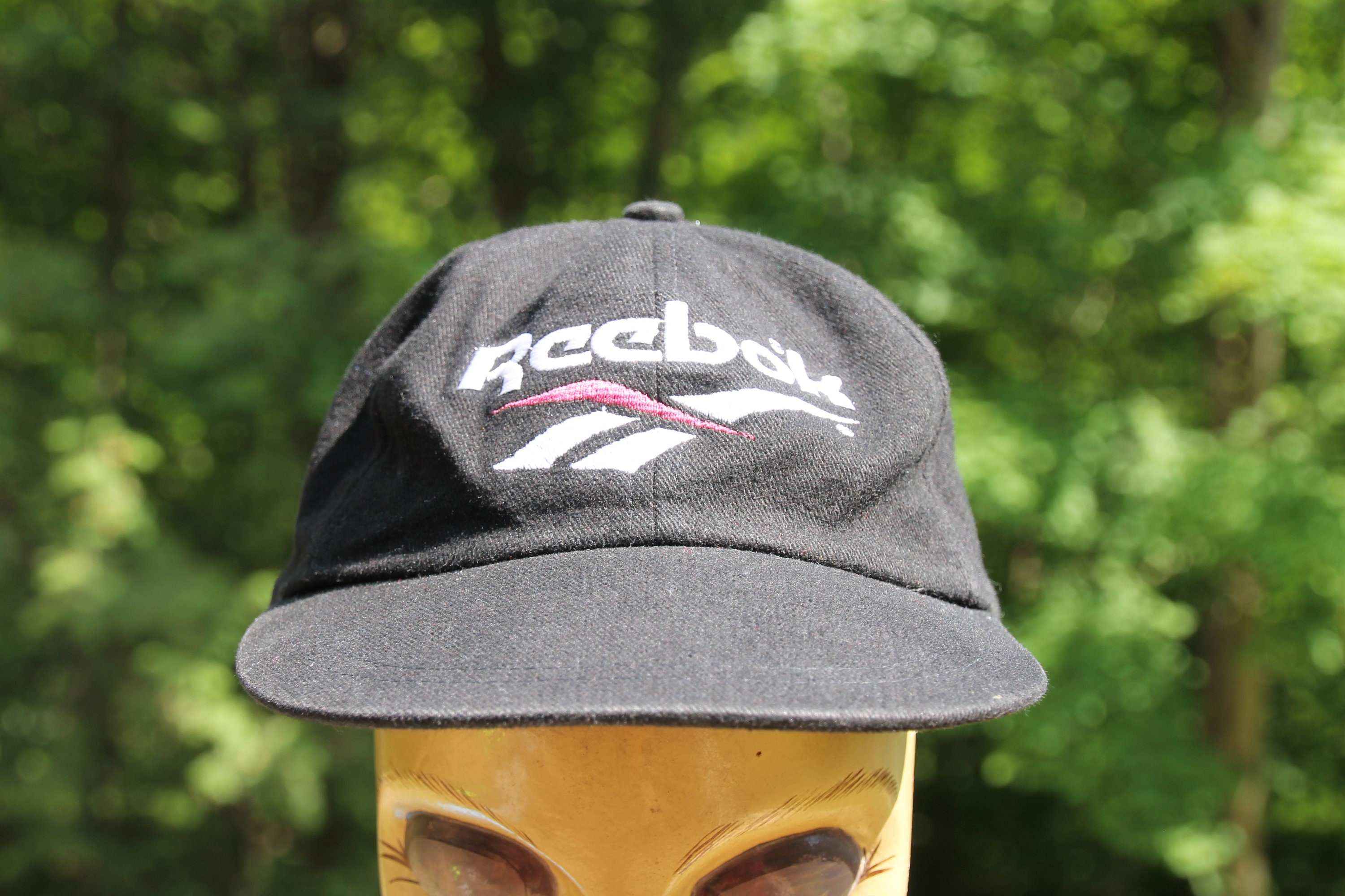 Afskrække straf Indtil nu Vintage Reebok Black Strap Back Hat Adjustable Adult Size - Etsy