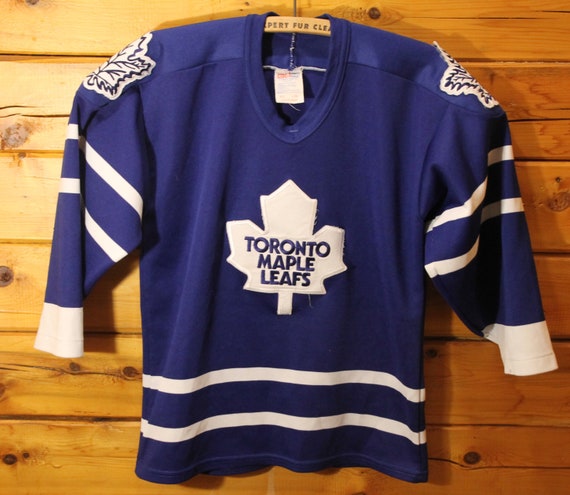 NHL Hockey Toronto Maple Leafs Zip Up Knit Sweater ~ Mens Size Small