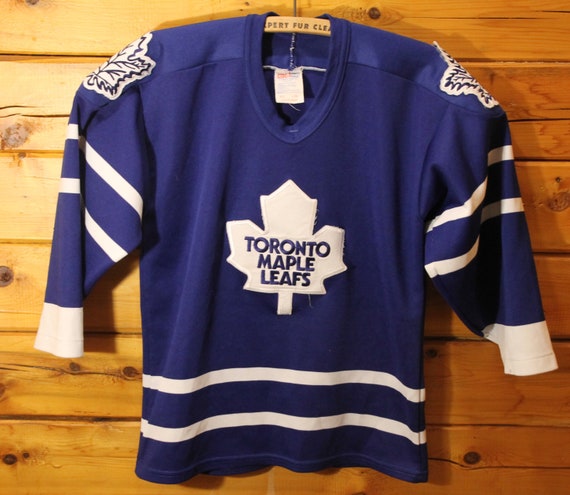 TORONTO MAPLE LEAFS 90s NHL ICE HOCKEY JERSEY CCM CANADA VINTAGE MENS ADULT  SZ S