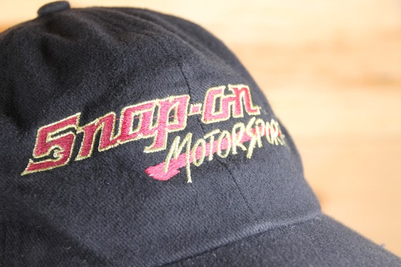 Vintage Snap-On Motorsports Black Strap Back Hat … - image 6