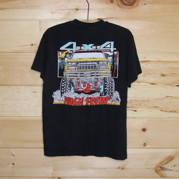 Vintage Herbies 4x4 High Flyin' Monster Truck Off Road 1992 Single Stitch T-Shirt Size Large