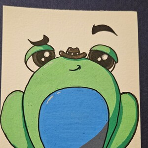 Kunst auf einer Postkarte