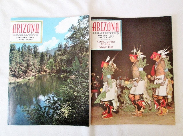 Full Year 1962 Set Arizona Highways Magazine Vol. XXXVIII