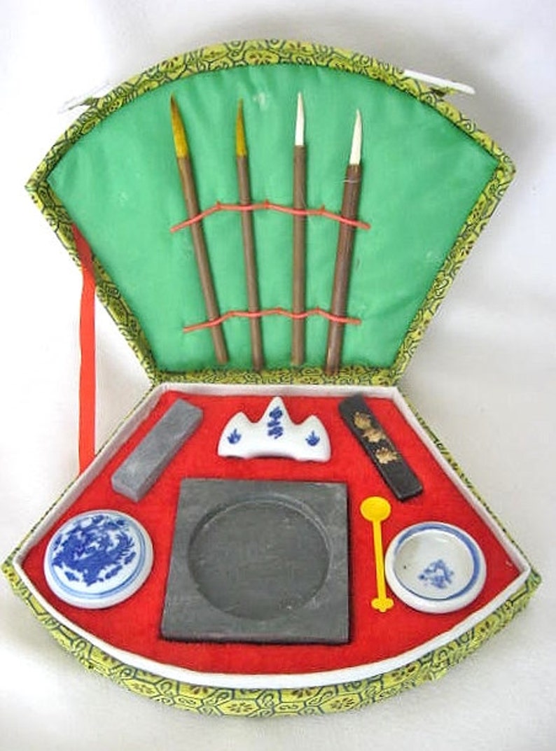 chinese brush painting chinese calligraphy set water