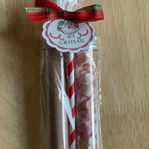 Test tube hot chocolate, Christmas gift, stocking filler, hot chocolate, marshmallow, personalised, wedding favour, wedding gift, birthday