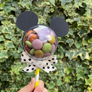 Handmade Mickey Mouse favor, sweets, Disney inspired, party favor, stocking filler