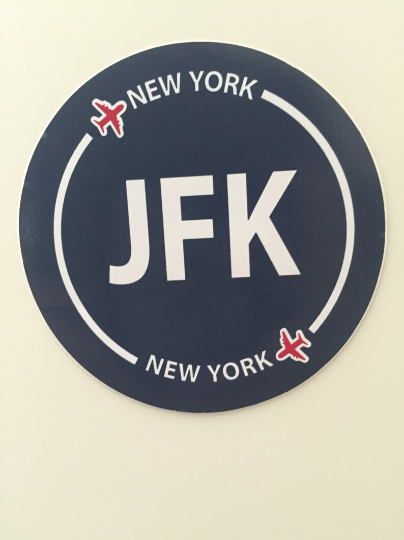 New York JFK Souvenir Airport Sticker NYC image 1