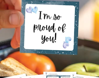 Printable Affirmation Lunchbox Notes for Kids Encouraging Fun Lunch Notes Motivational School sign Printable Positive Message Card