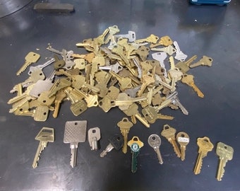 Precut old used keys. All types small to large. Schlage, Primus, Medeco, Sargent