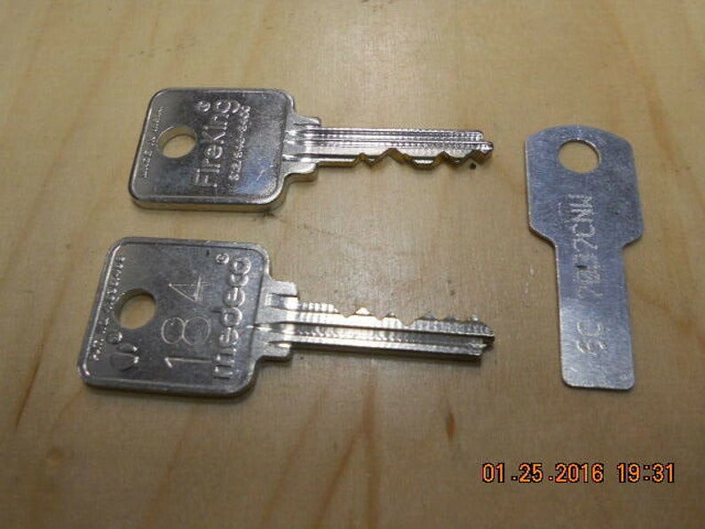 Fireking Medeco Keys Cut by the Code Number. Code Range 101264. 64S on