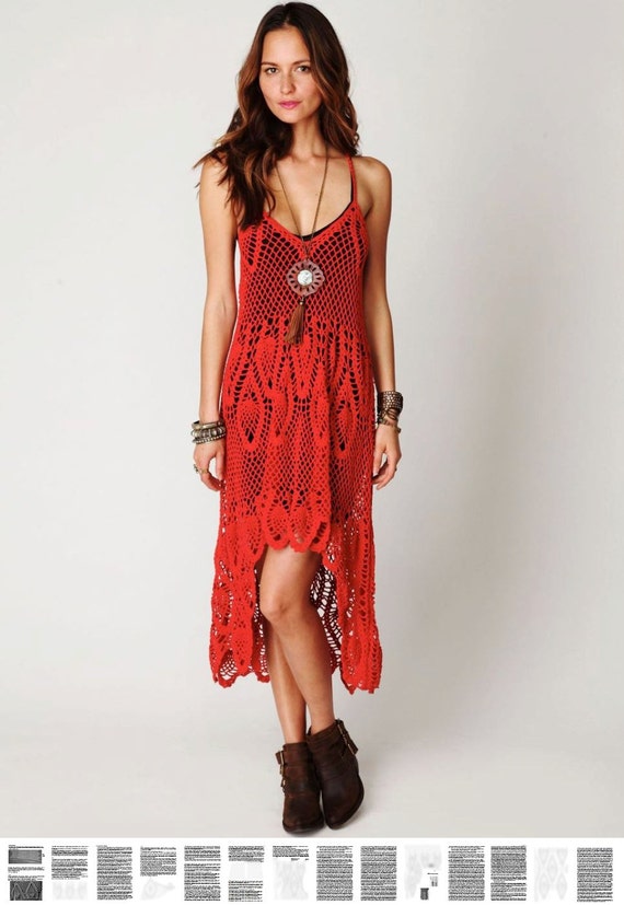 Boho Chic Crochet Detailed Maxi Dress Boho Chic Crochet Detailed Maxi Dress