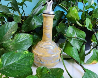 Handmade Ceramic Olive Oil Bottle