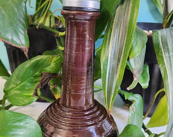 Handmade Rich Earth Ceramic Olive Oil Bottle