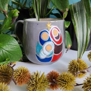 Large Capacity Hand Painted Nativity Mug