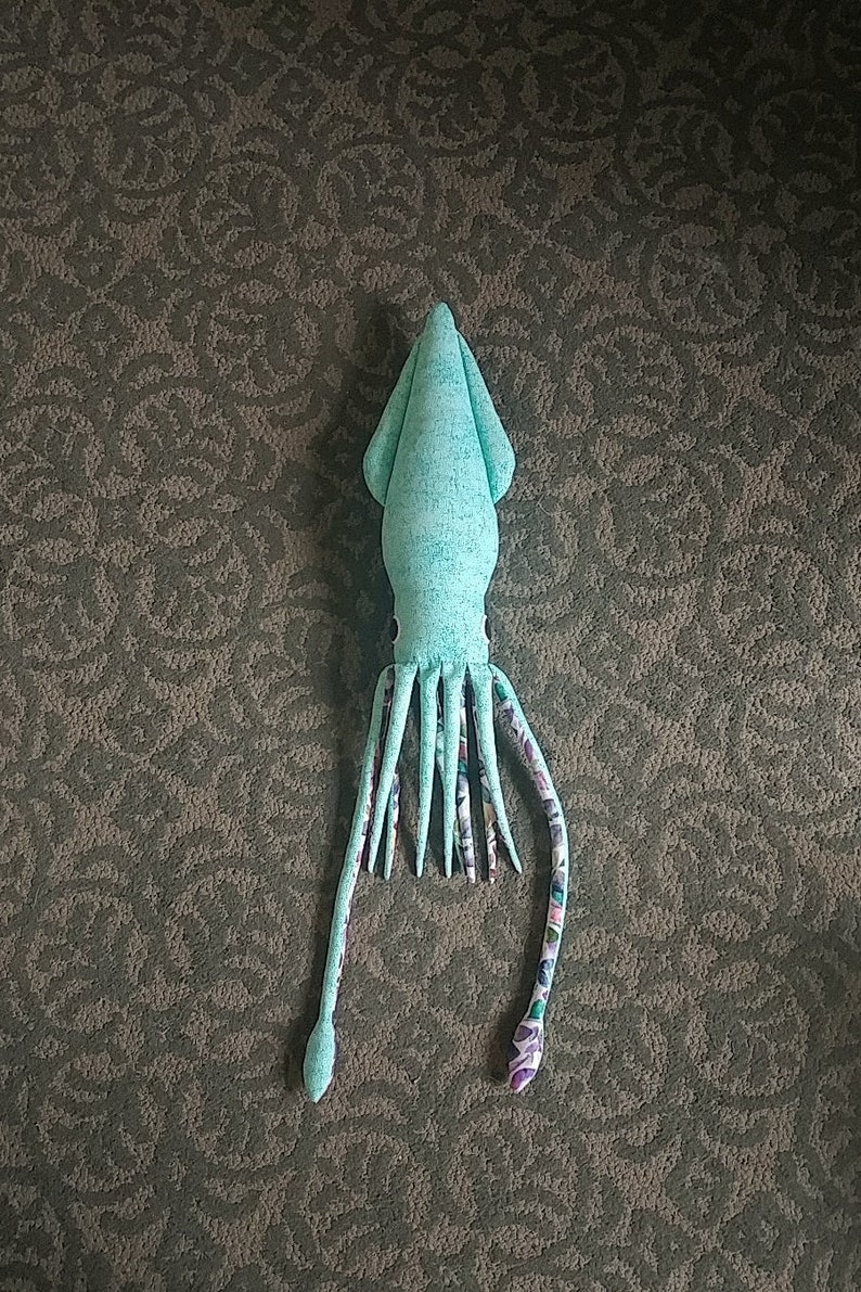 Spring Leaf Squid Plush