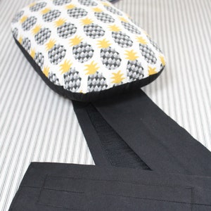 Dressmaker Ham, Tailor's Ham Attaching to Ironing Board Fabric Press Pineapple Print image 4