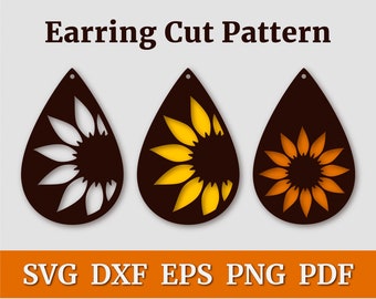 Download Leather Earrings Svg Etsy