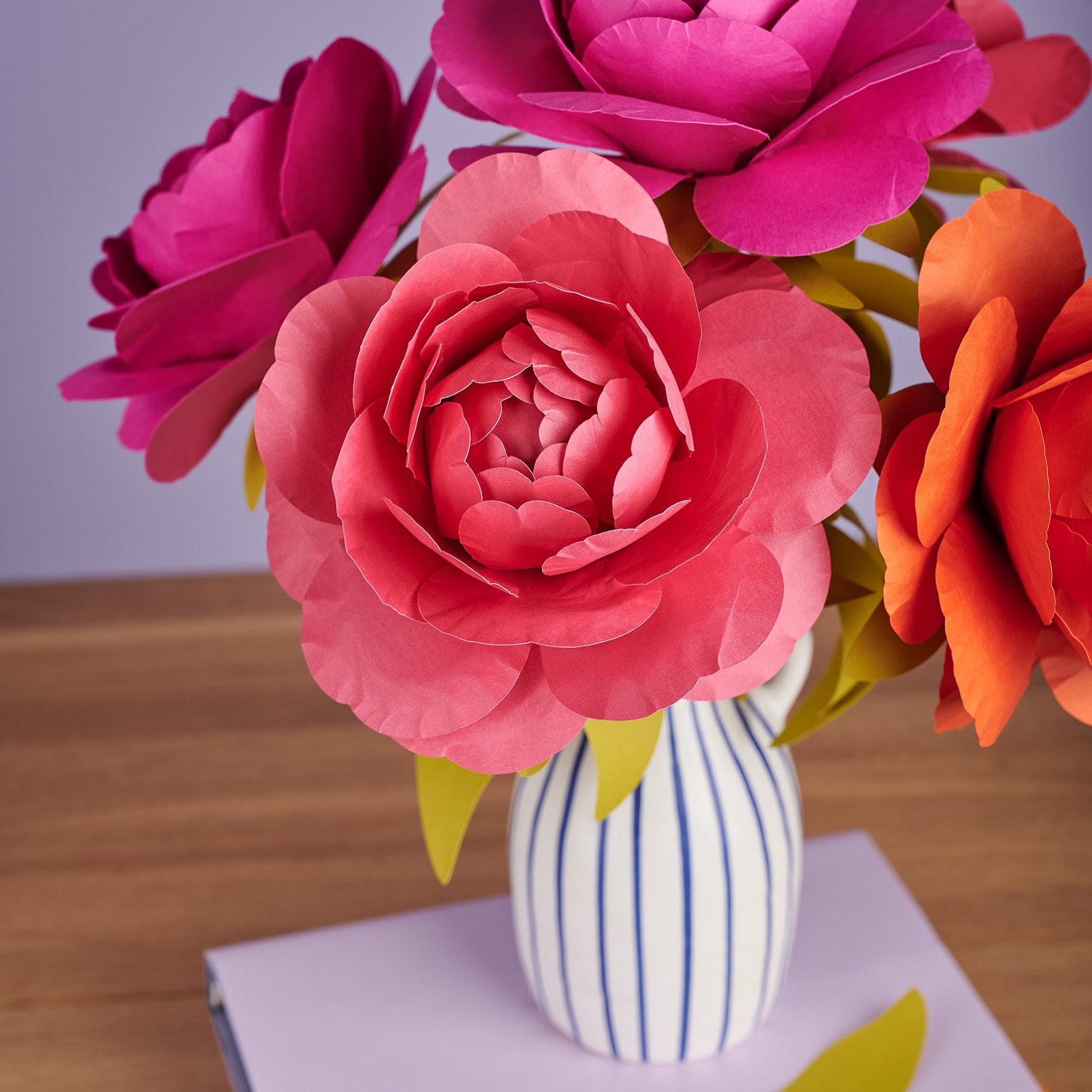 Peony Paper Flower Template SVG / DXF / PDF files for Cricut Etsy