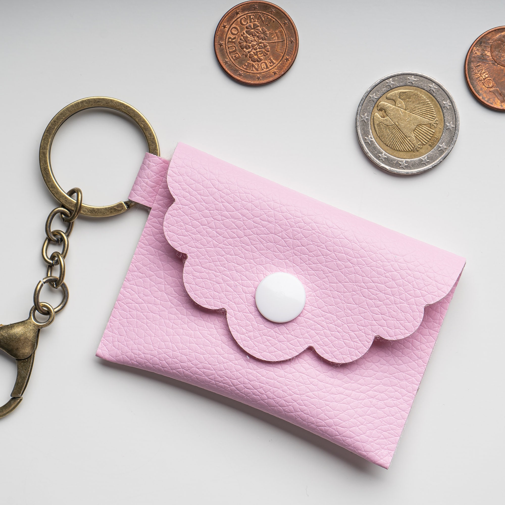designer key pouch keychain