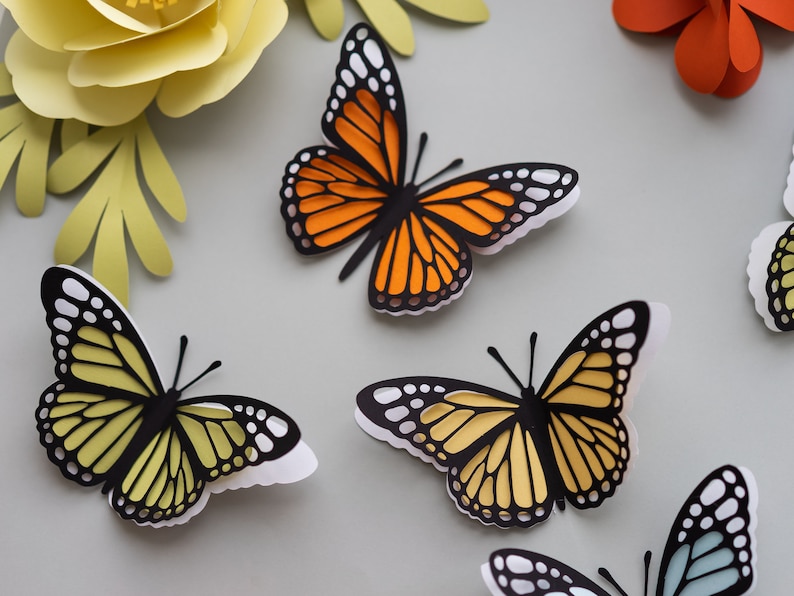 Free 218 Paper Butterfly Svg SVG PNG EPS DXF File
