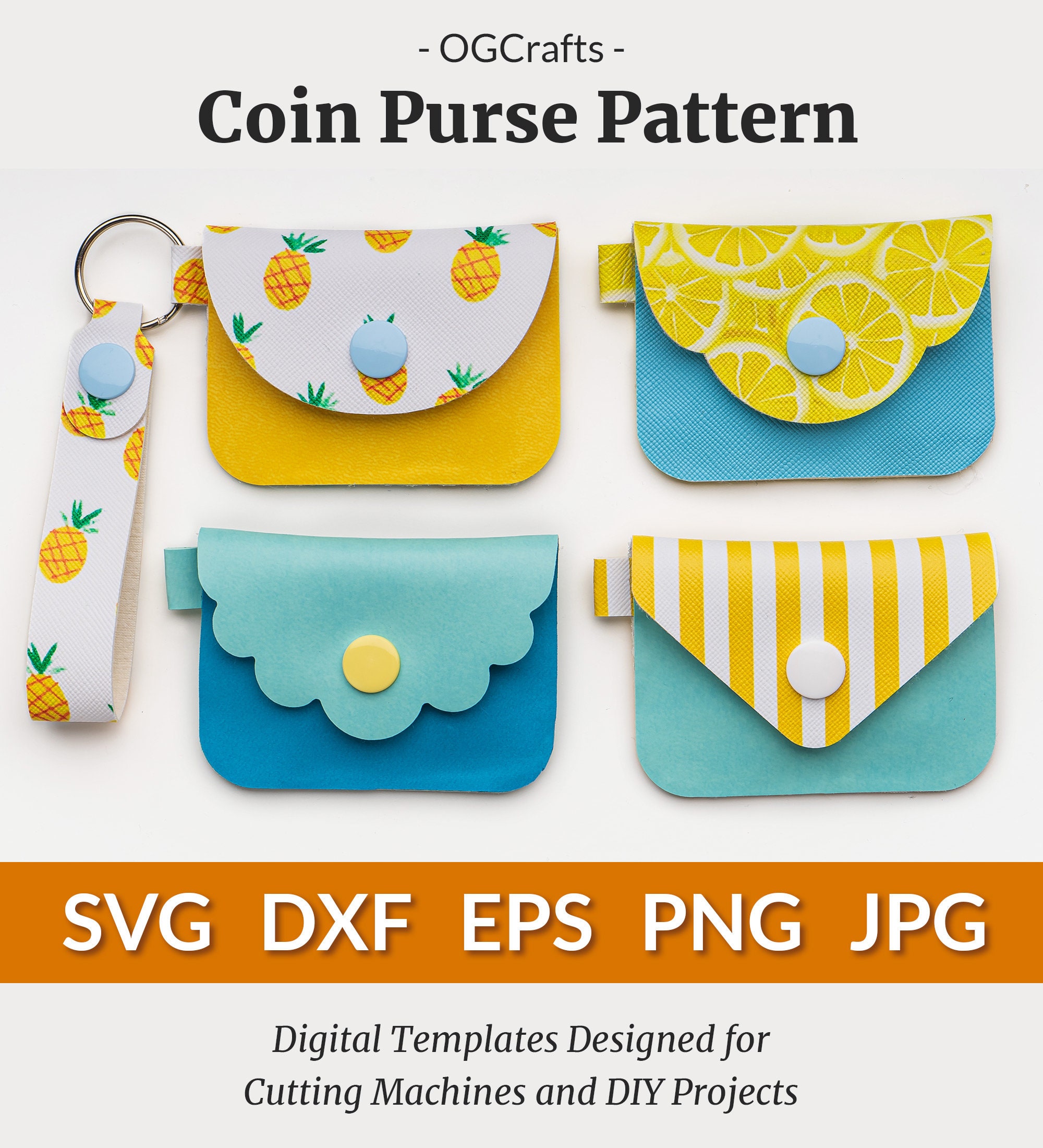 key fob coin purse pattern