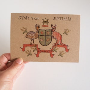 G'day from Australia, Postcard
