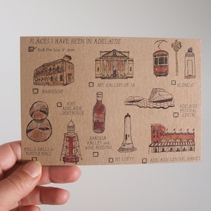 Places I have seen in Adelaide Postcard