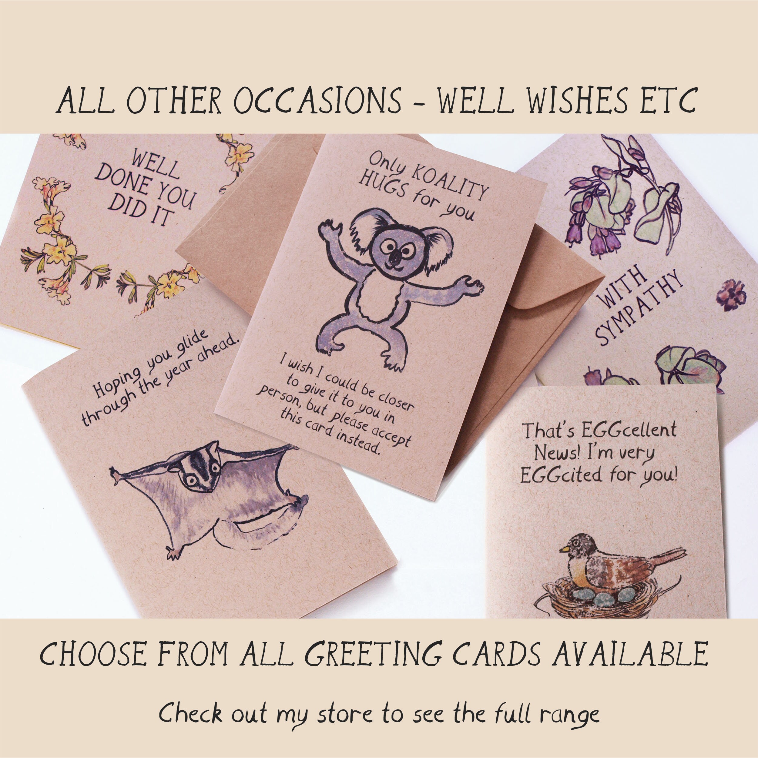 Bulk Card Discount 5 Cards for 30 Bucks Greeting Cards Etsy