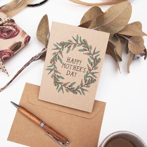 Greeting Card- Happy Mother's Day Floral designs, Australian