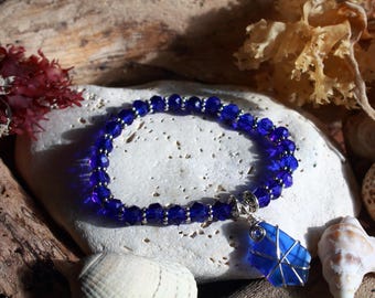 6mm Sapphire Blue Beads for Jewelry Making, Azure Blue Beads