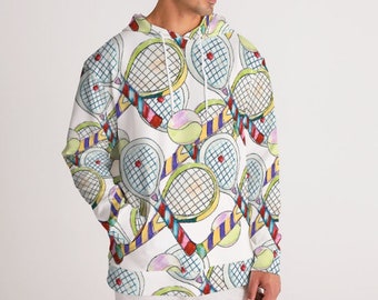 Two Racquets Tennis Men's Hoodie