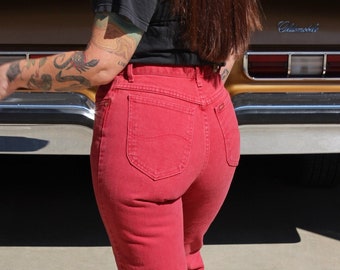 Vintage Lee High Rise Jeans: 90s Denim, 28x26