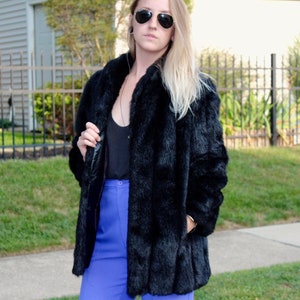 Vintage 80&#39;s Faux fur Jacket