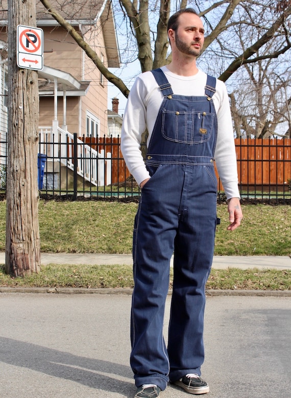 Vintage Denim Overalls | medium vintage overalls … - image 3