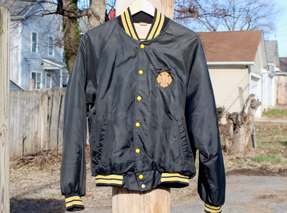 80s Classic Nylon Bomber Jacket | Vintage Varsity… - image 1