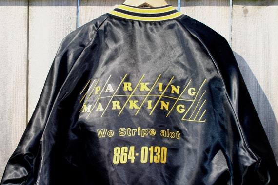 80s Classic Nylon Bomber Jacket - Black - image 1