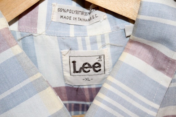 80's Men's Vintage Lee Oxford Shirt - image 3