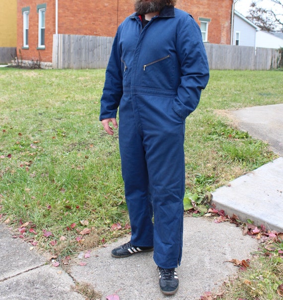 XL Vintage Coveralls Insulated Jumpsuit - image 2