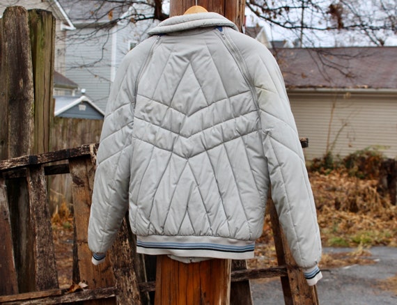 Unisex 70s Vintage Puffer Vest Converts to Jacket… - image 6