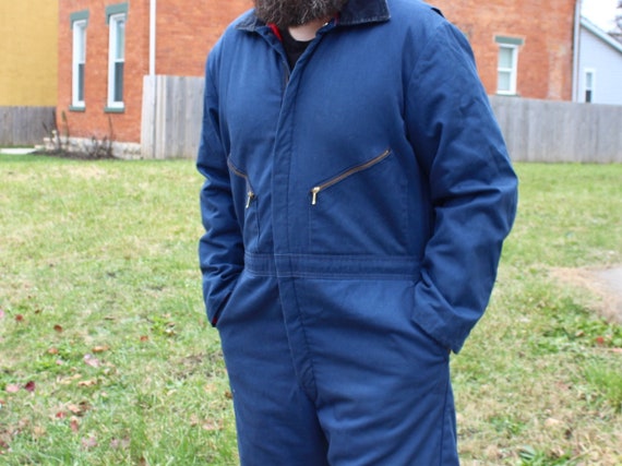 XL Vintage Coveralls Insulated Jumpsuit - image 3