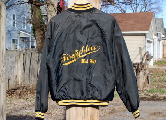 80s Classic Nylon Bomber Jacket | Vintage Varsity… - image 4