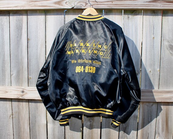 80s Classic Nylon Bomber Jacket - Black - image 4