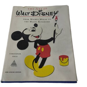 The Art Of Walt Disney From Mickey Mouse To The Magic Kingdoms C. Finch 1975 USA