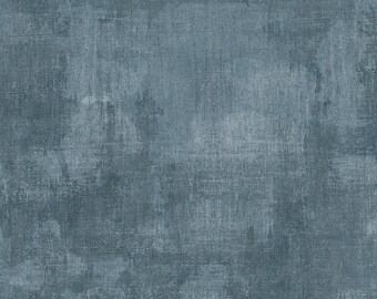 Yardage, Wilmington Prints Essentials, Dry Brush in Medium Denim Blue, Blender Fabric, Basic, 1077 89205 444