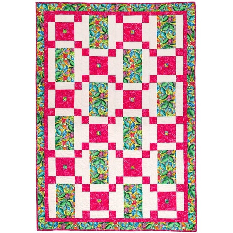 NEW BOOK Make it Easy with 3 Yard Quilt Pattern Booklet, Donna Robertson of Fabric Cafe, Includes 8 different patterns, FC032441 image 3