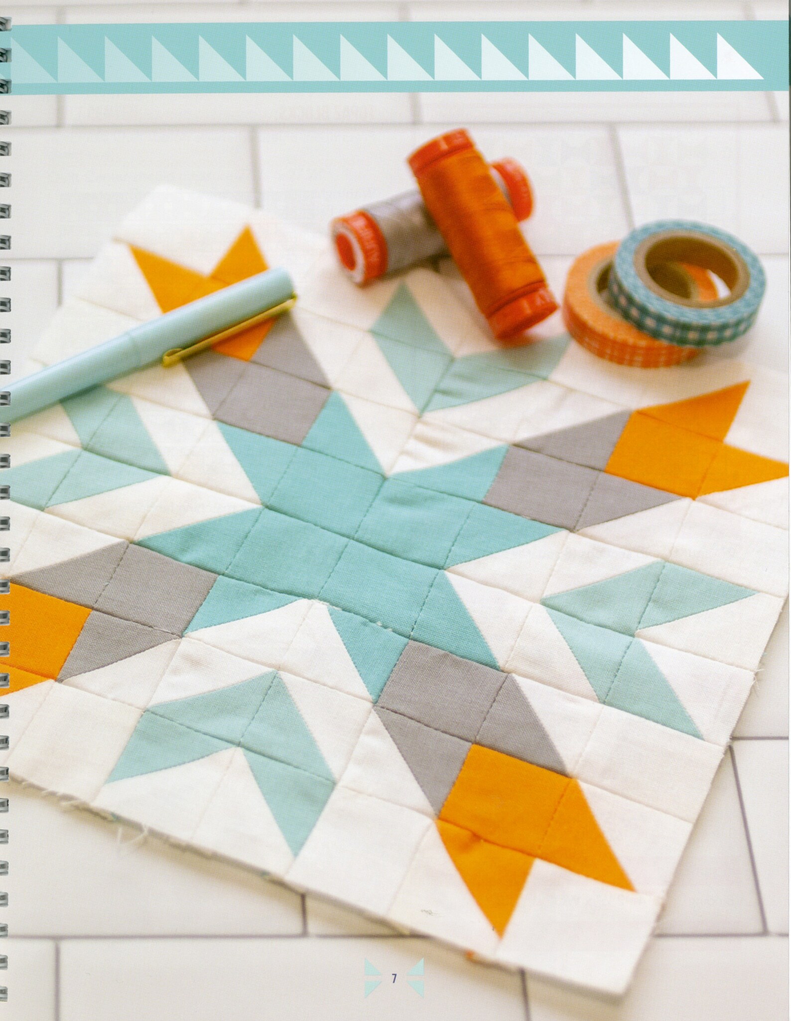 Triangles on a Roll Pattern Book by It's Sew Emma Etsy