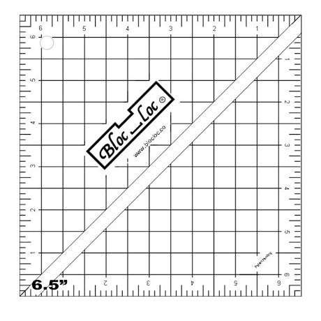 Bloc Loc Half Rectangle Triangle Ruler Set